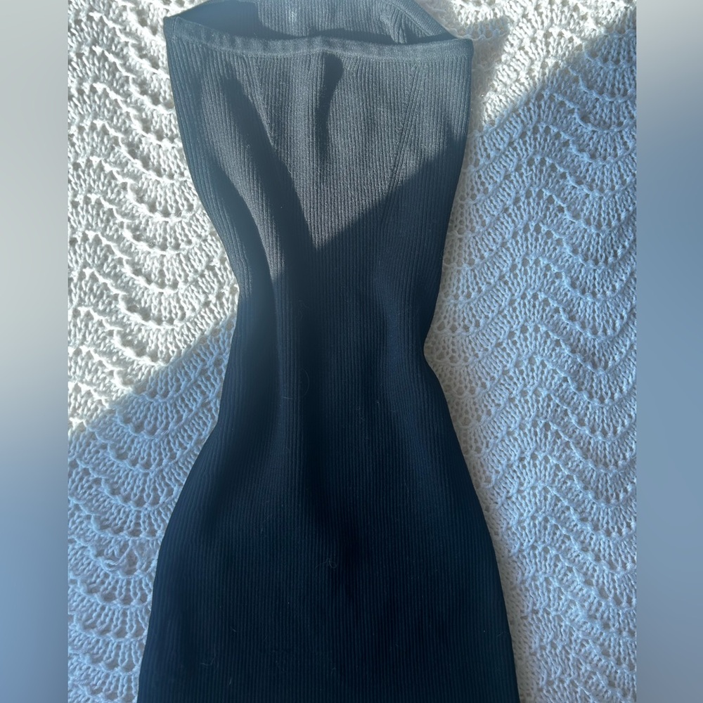 • black cat body con dress